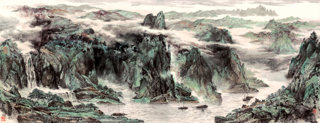Village At the Bank of The River 江岸人家