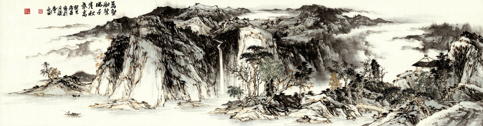 Autumn In Mountains and Water 万壑树声满