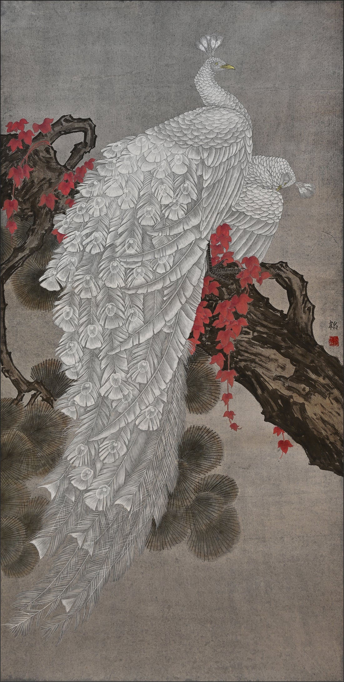 晓来谁染霜林醉 Who dyed the frosty forest drunk at dawn