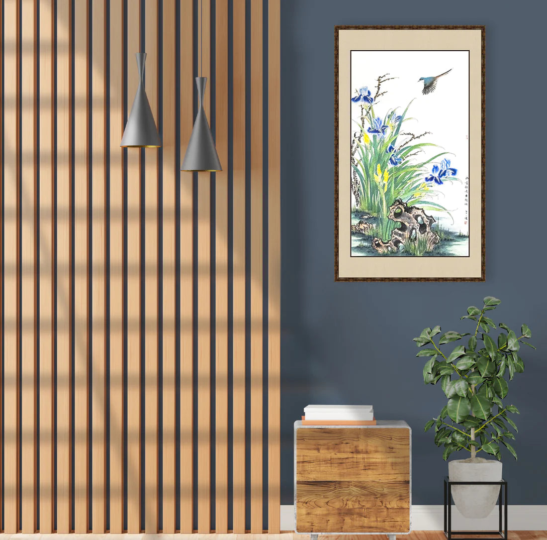 兰鹊图 Orchid and Magpie