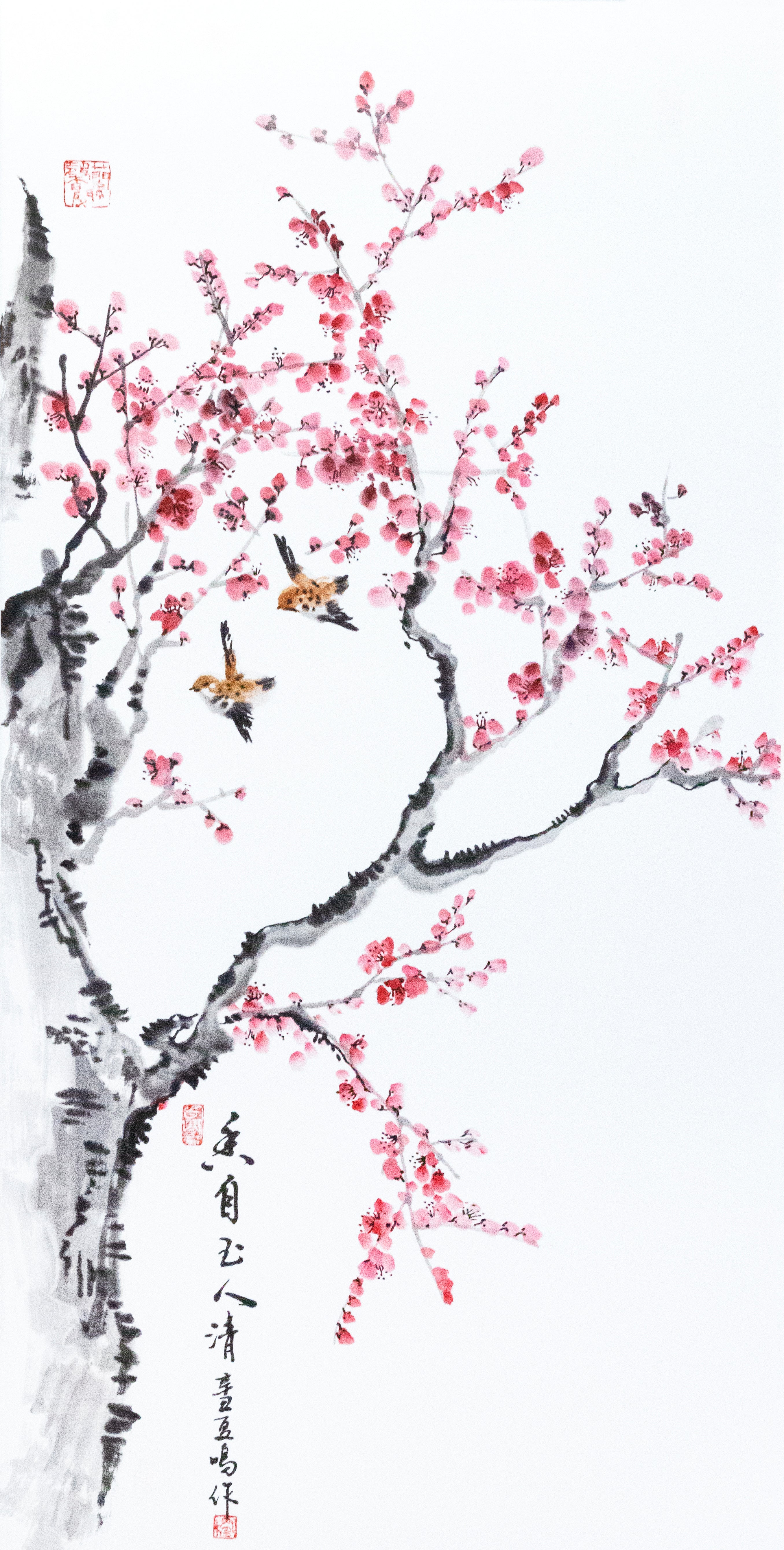 条屏-梅花 Plum Blossom