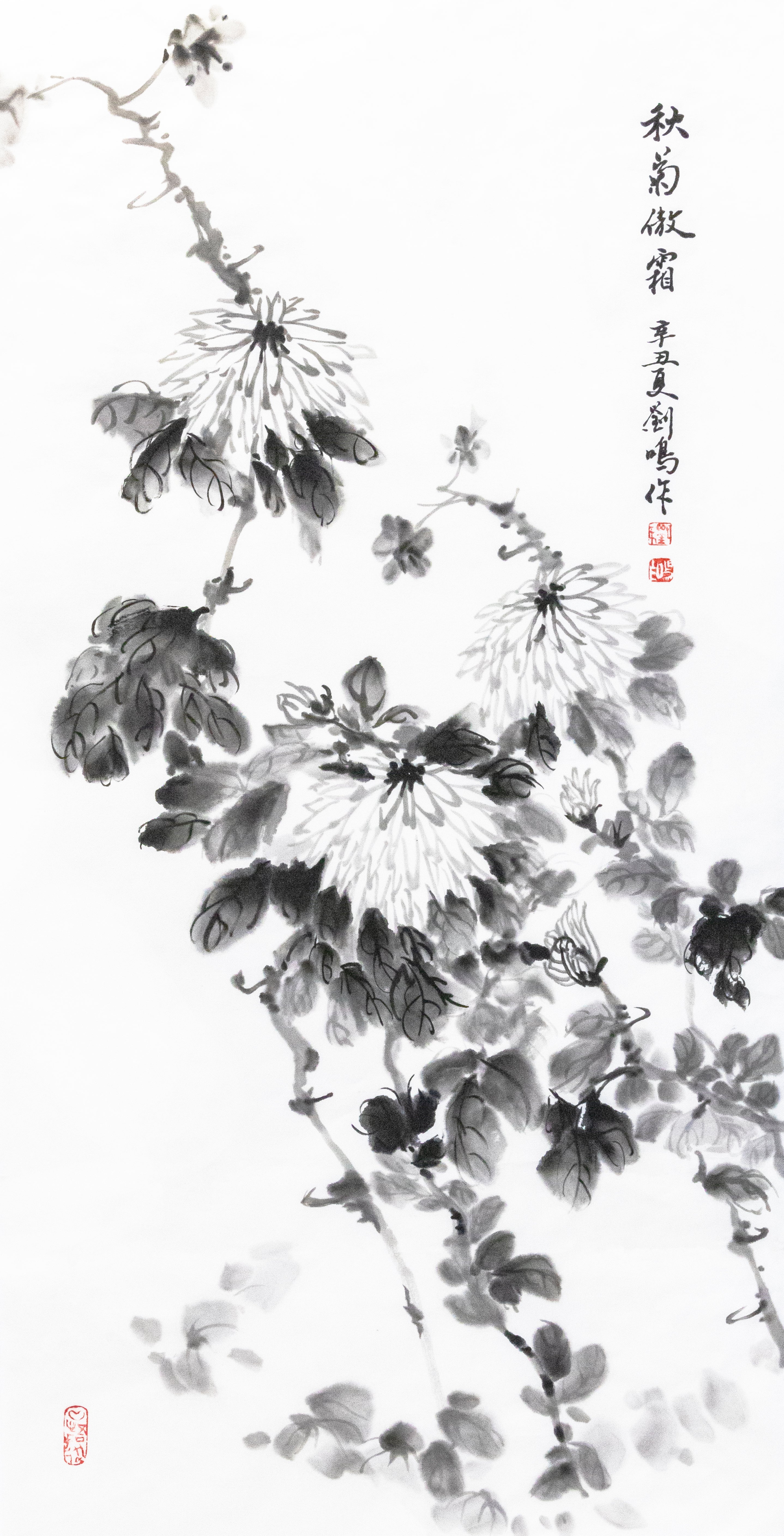 菊花-秋菊傲霜 The Autumn Chrysanthemum Braves The Frost