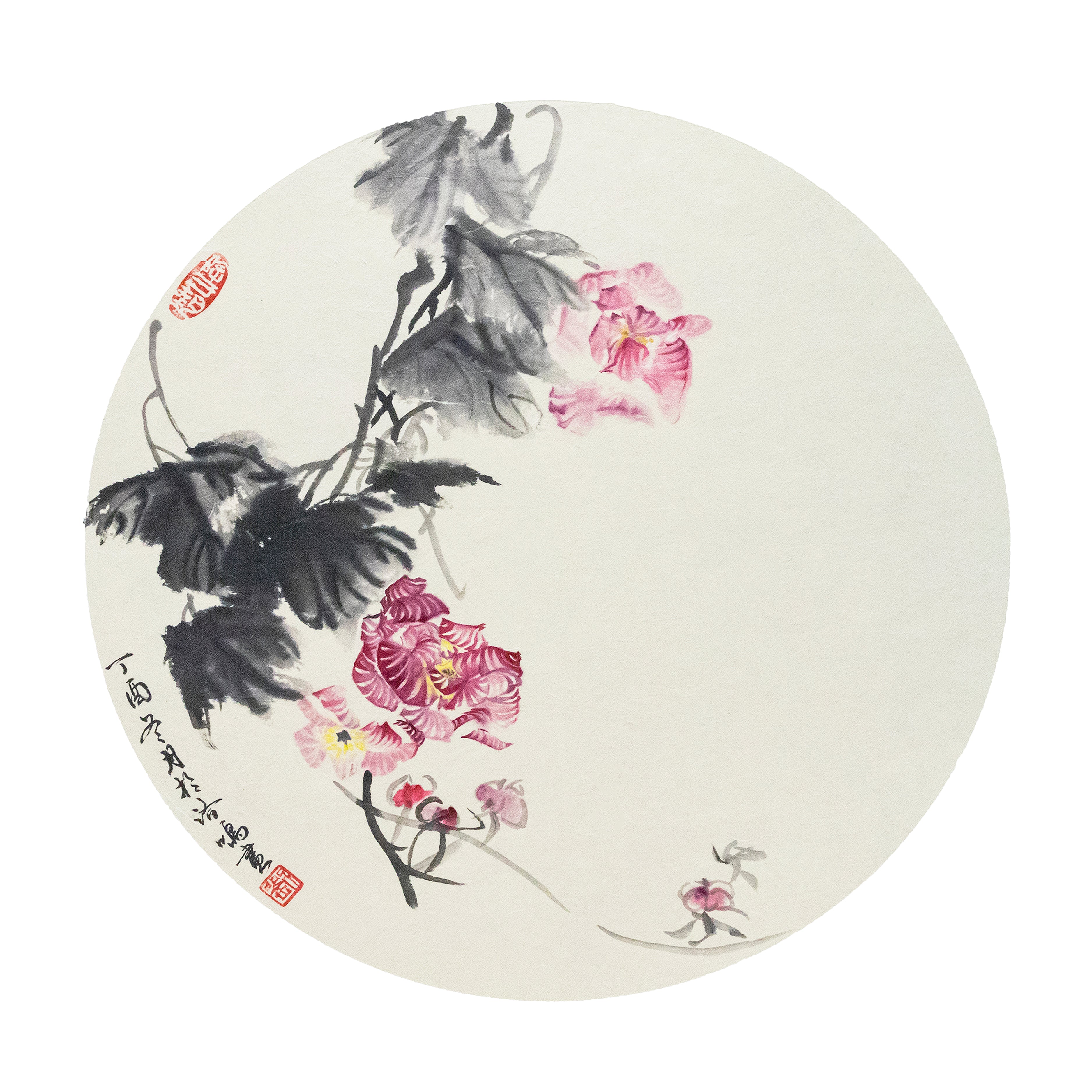 小品-丁酉冬月 Peony in Winter