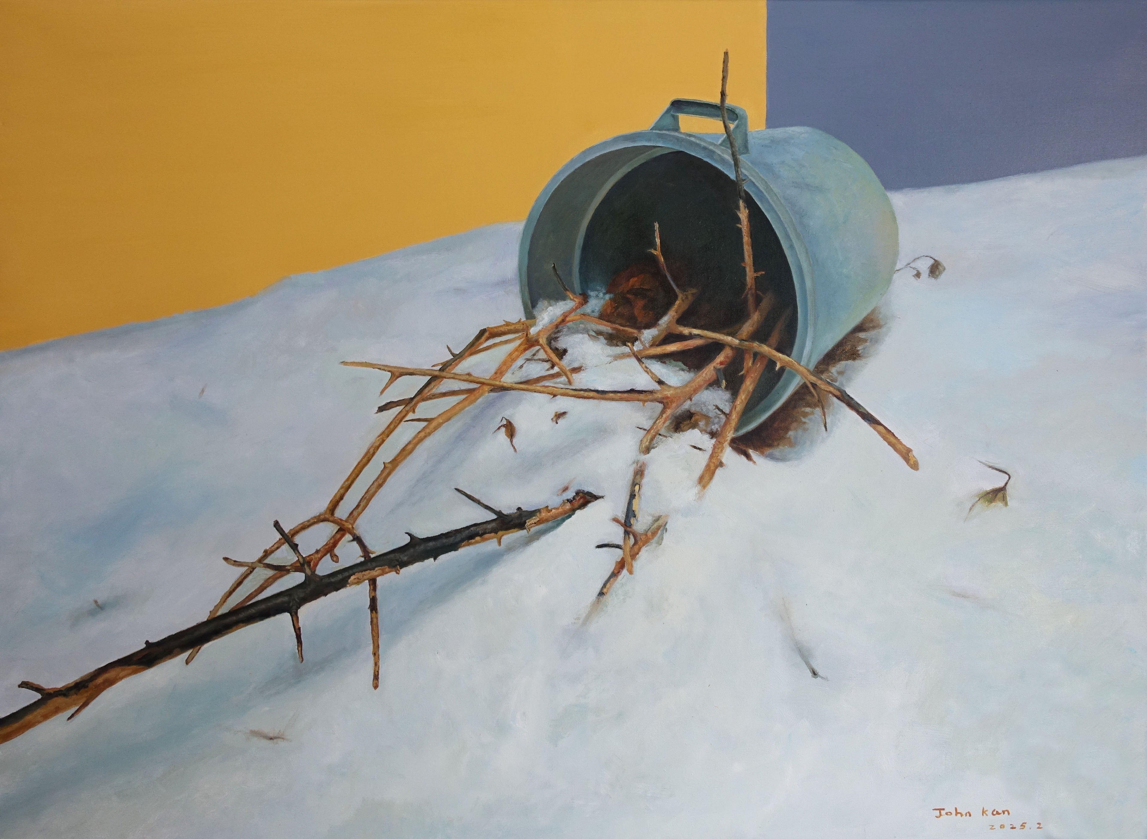 BRONZE MAPLE LEAF AWARD: Branches in the Snow 雪地里的树枝 – Kan, John 阚志军 – 1007
