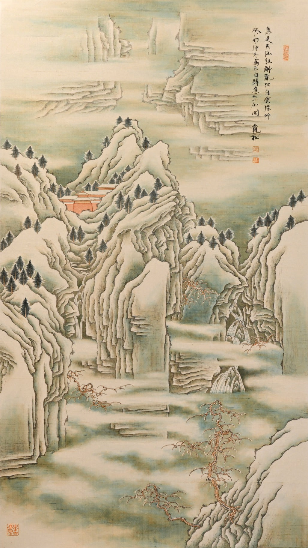 太白诗意(雪景山水)Poetic Imagery of Taibai