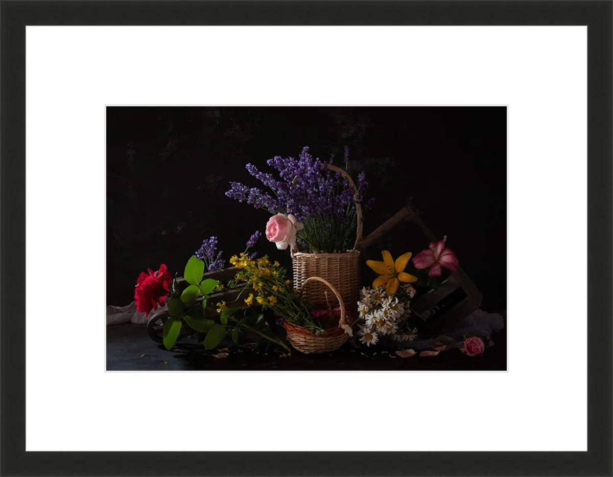 Flowers Basket, Still Life