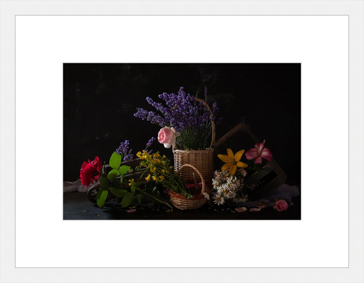 Flowers Basket, Still Life