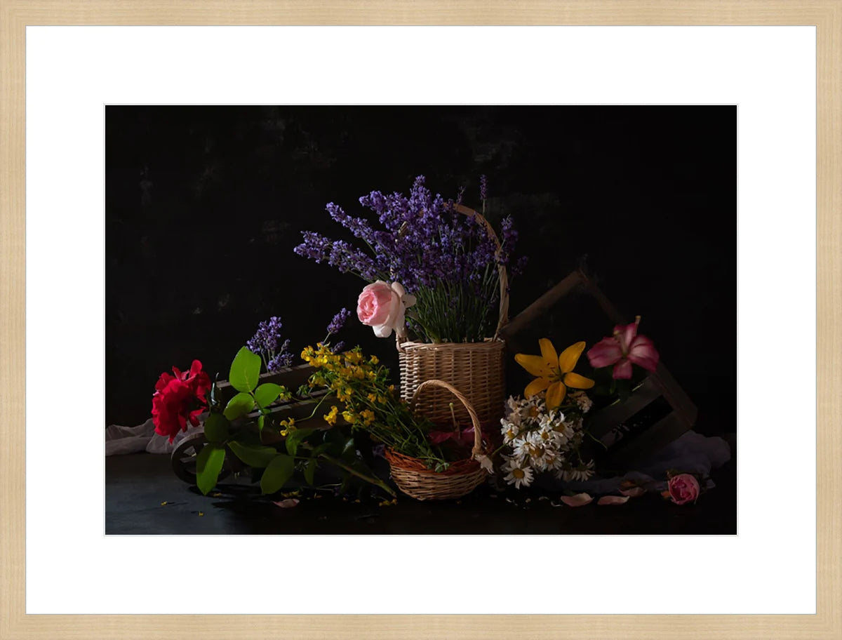 Flowers Basket, Still Life