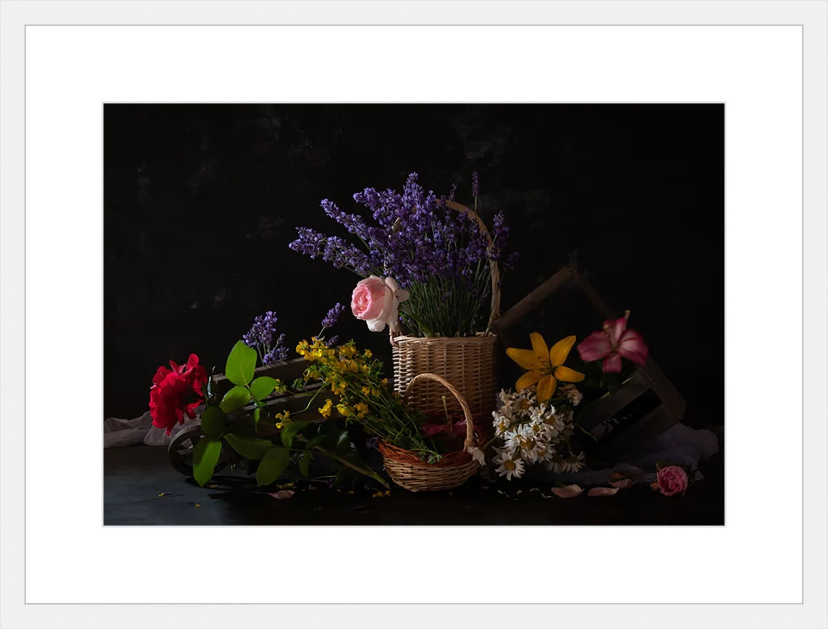 Flowers Basket, Still Life
