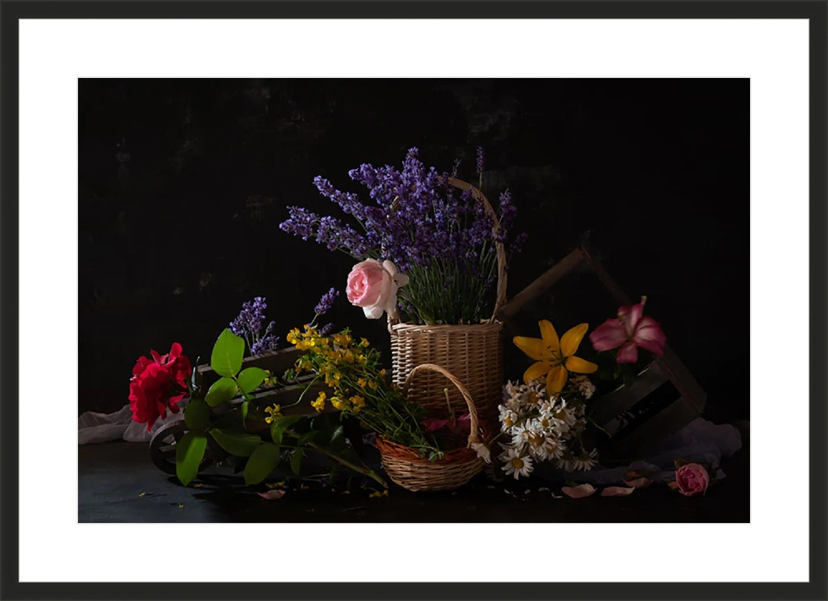 Flowers Basket, Still Life