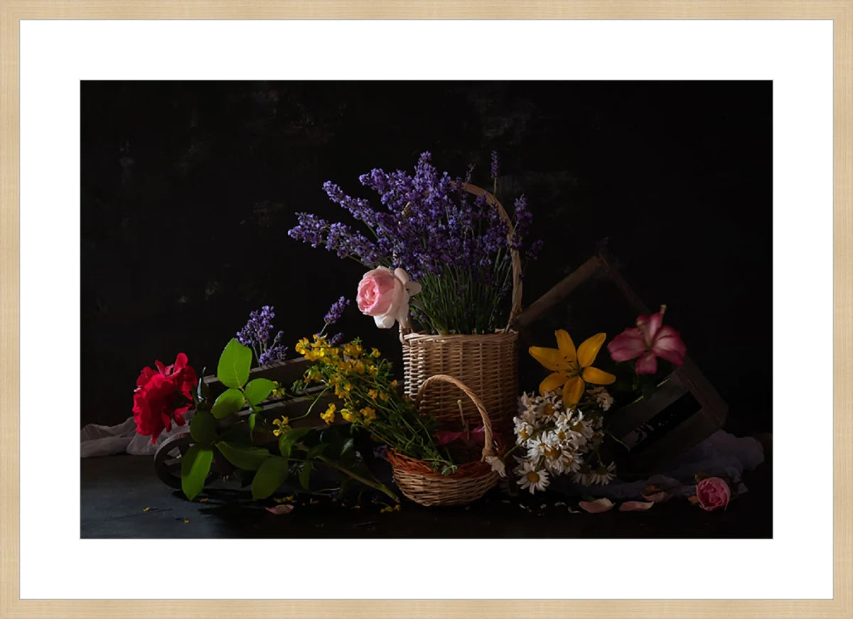 Flowers Basket, Still Life