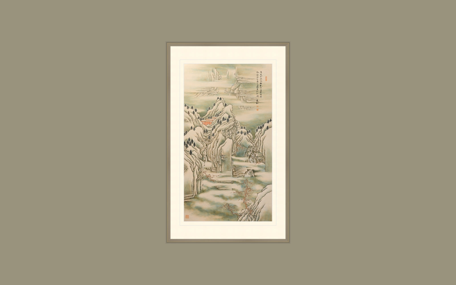 太白诗意(雪景山水)Poetic Imagery of Taibai