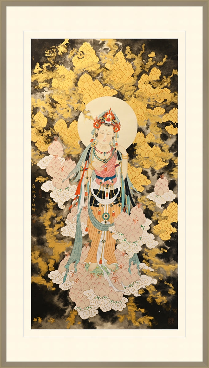 法雨天花 Dharma Rain and Bodhisattva Blossoms