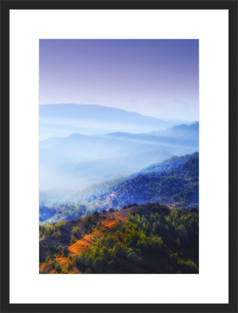 Morning Fog over Mountains