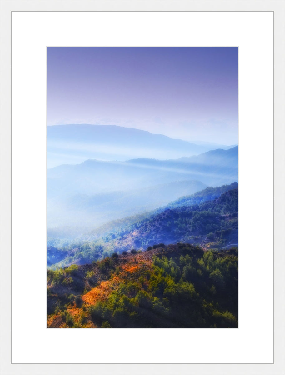 Morning Fog over Mountains