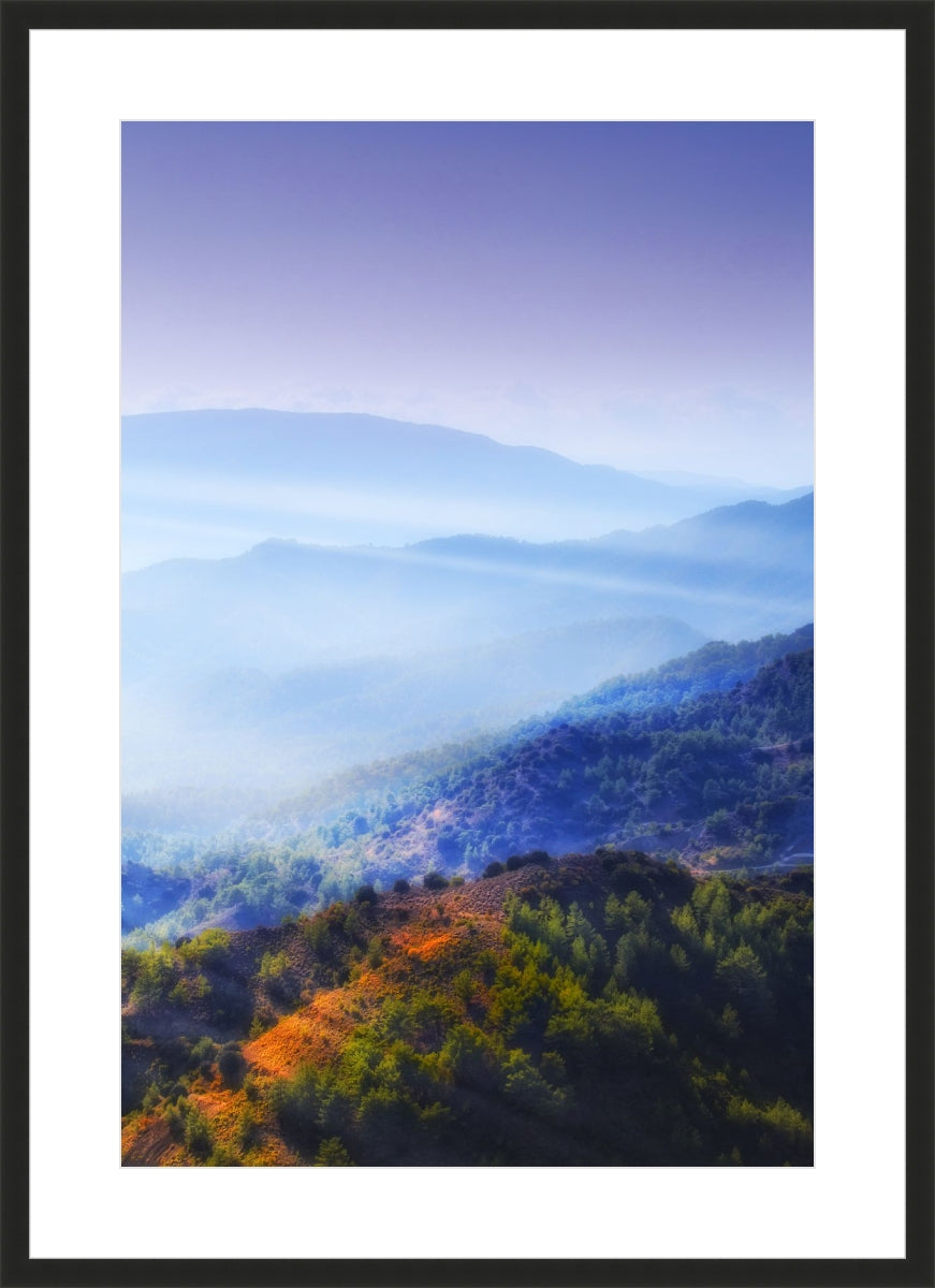 Morning Fog over Mountains