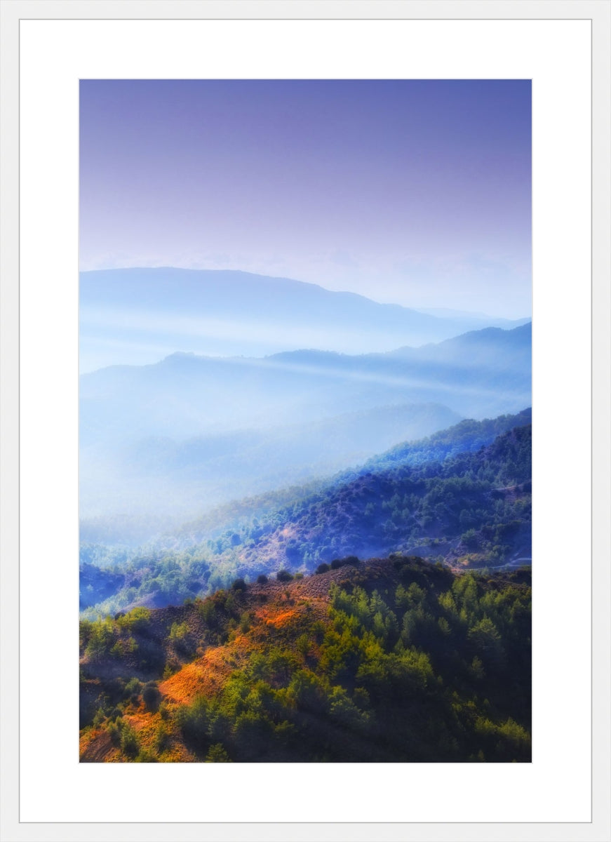Morning Fog over Mountains