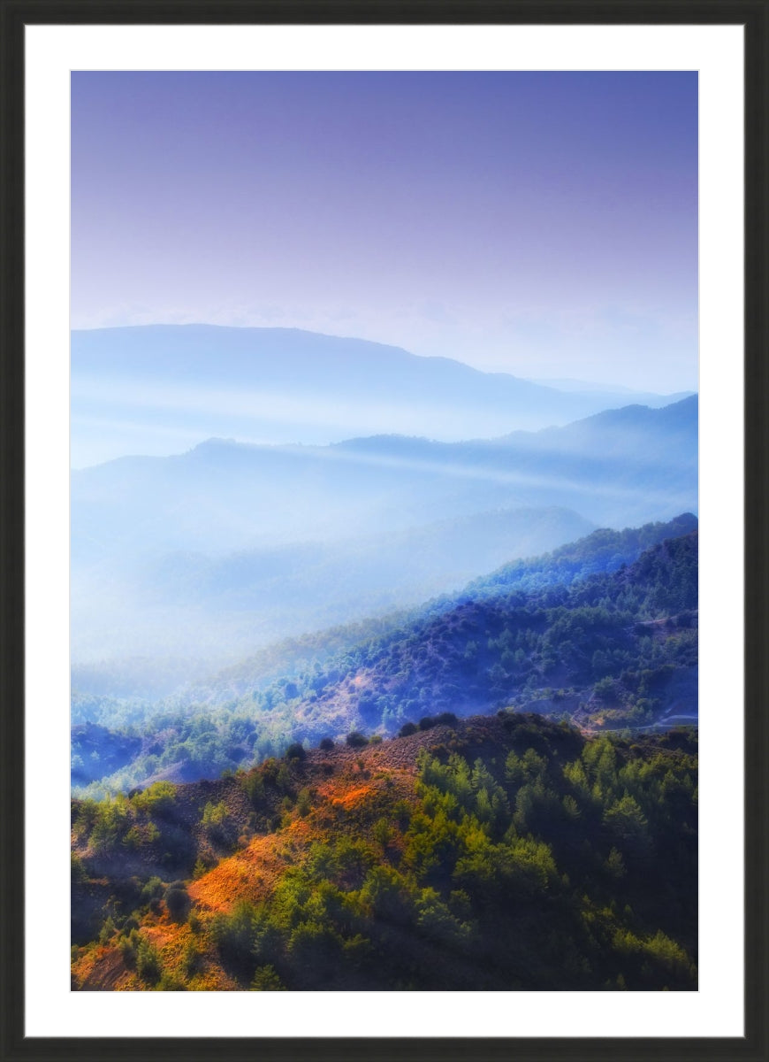 Morning Fog over Mountains