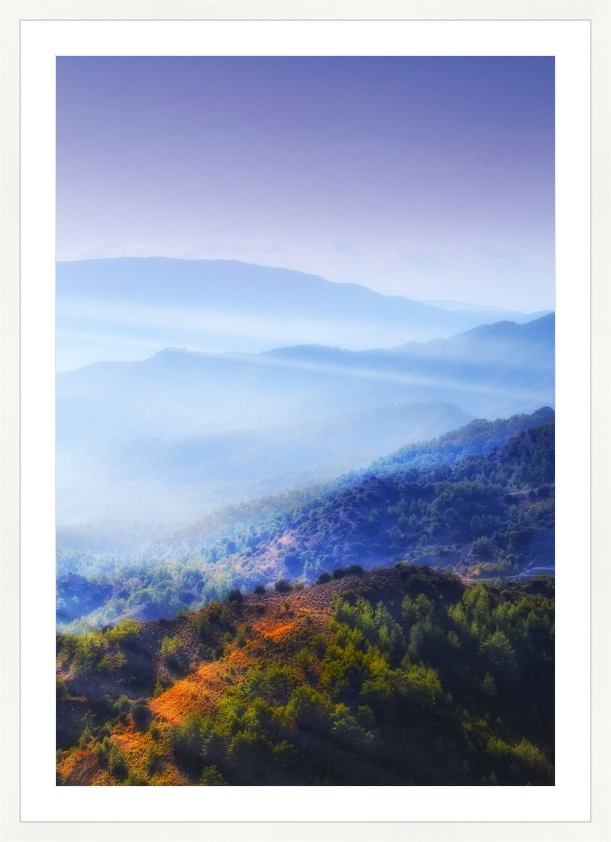 Morning Fog over Mountains