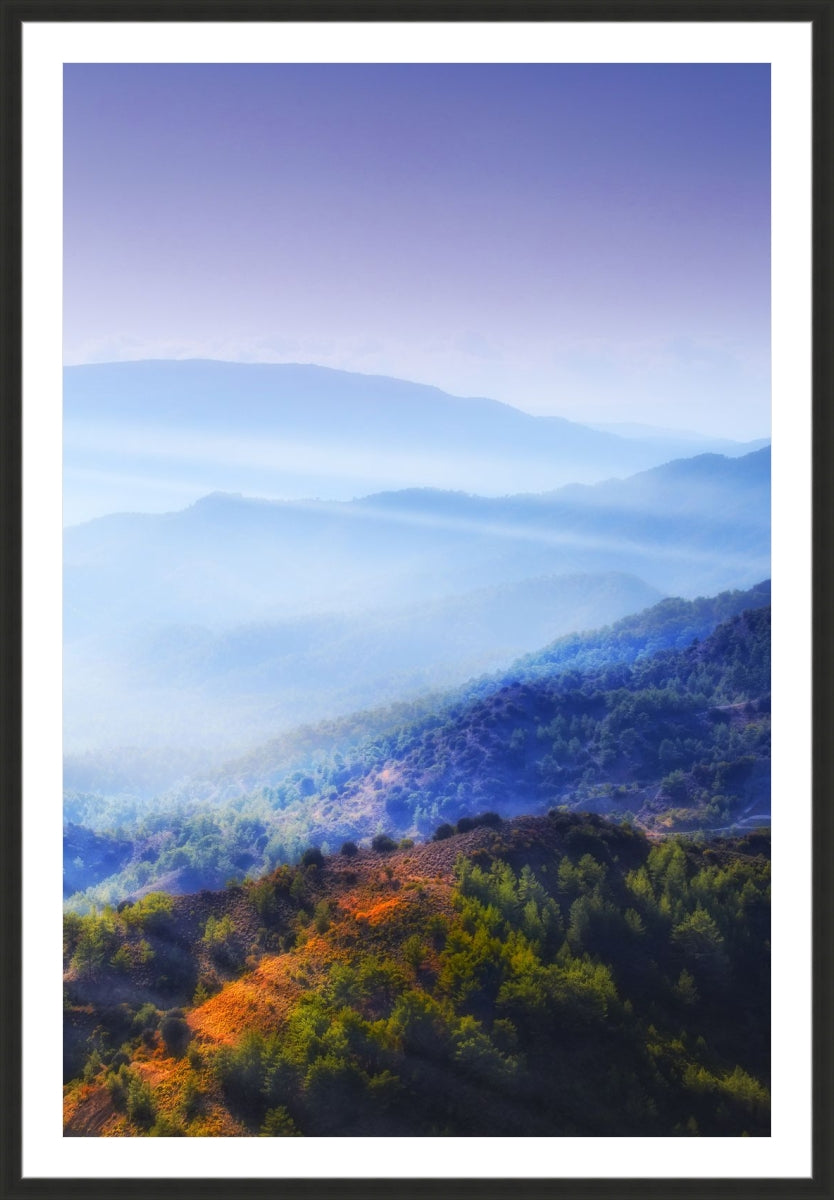 Morning Fog over Mountains