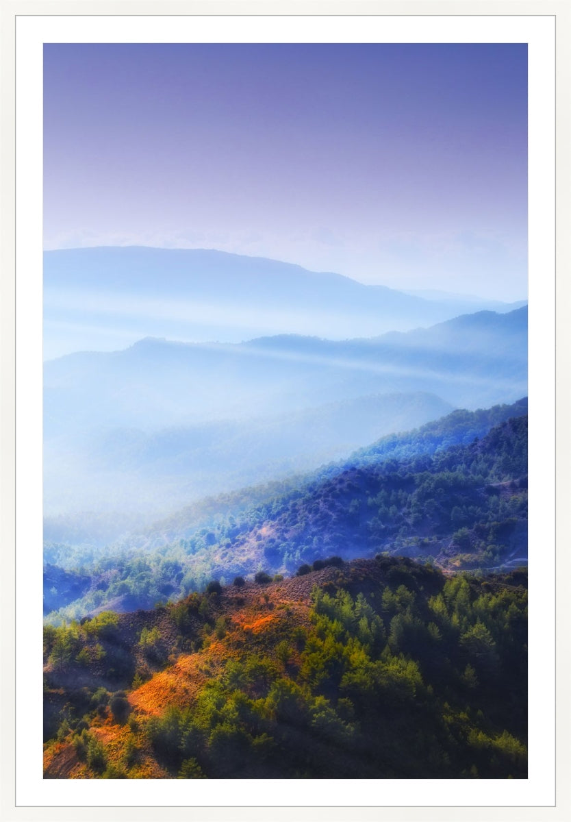 Morning Fog over Mountains