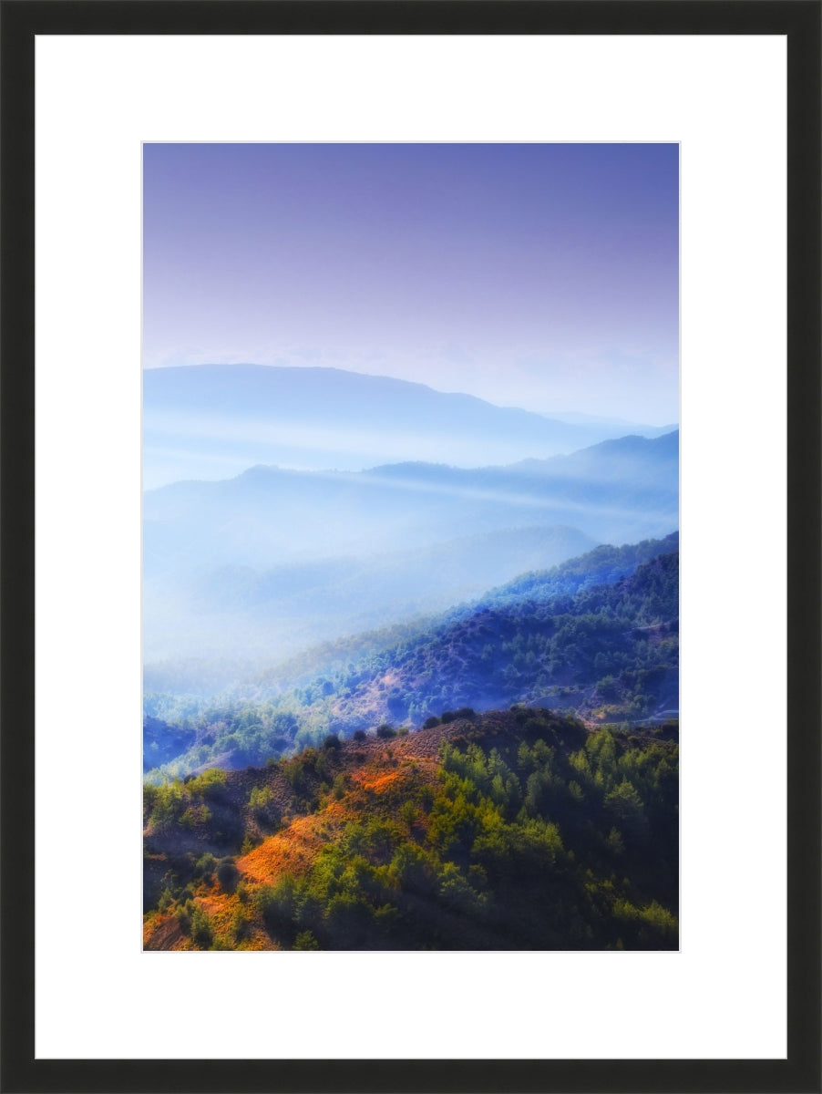 Morning Fog over Mountains