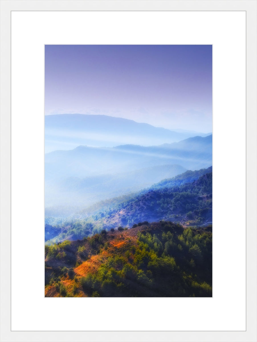 Morning Fog over Mountains