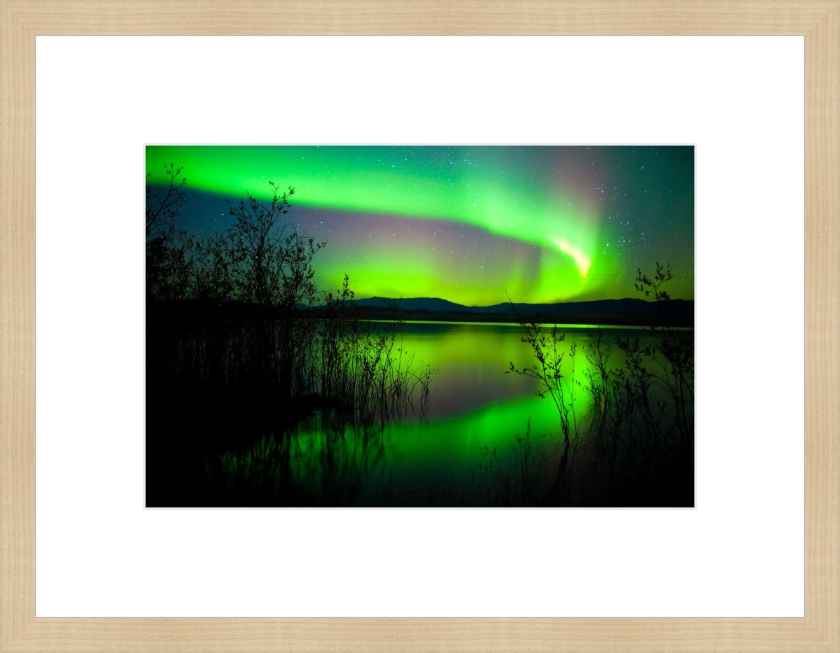 Northern Lights Dancing in Sky