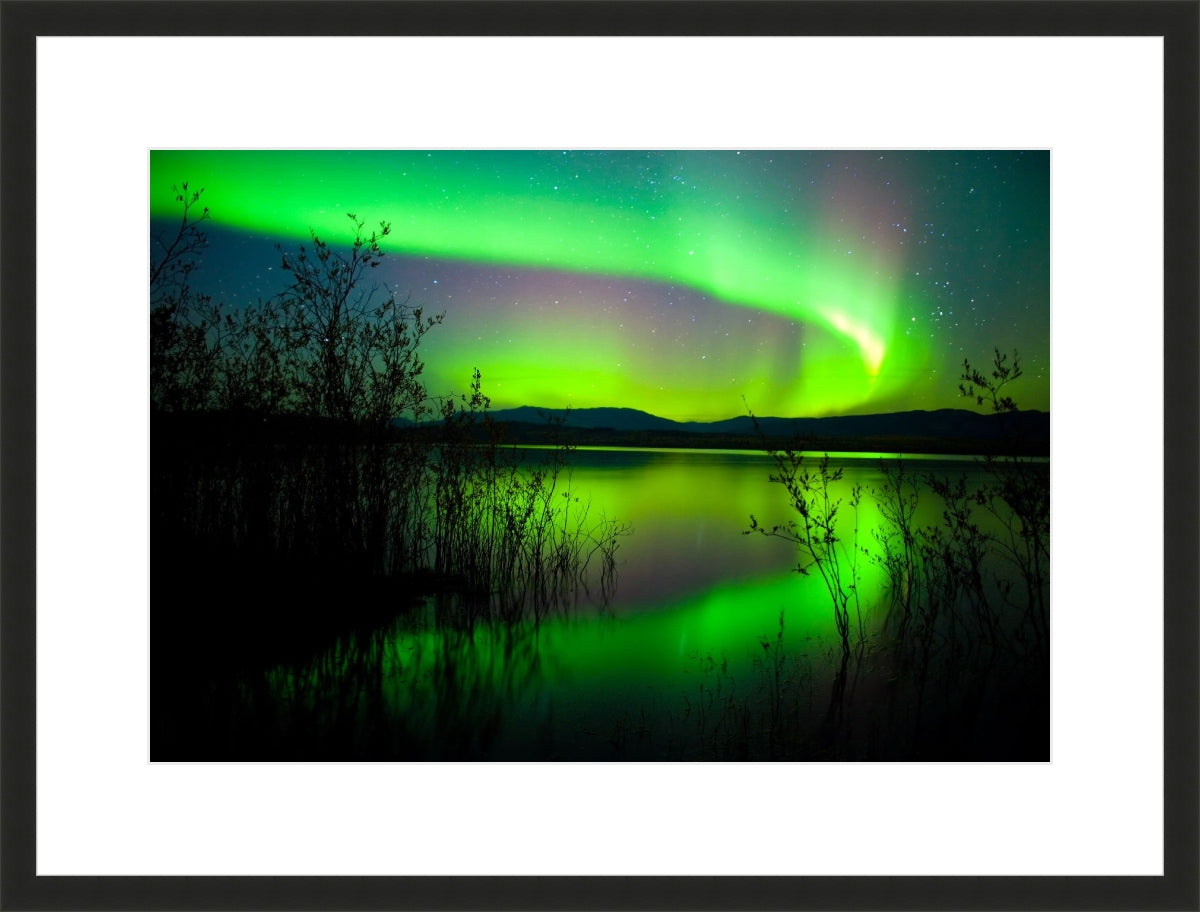 Northern Lights Dancing in Sky
