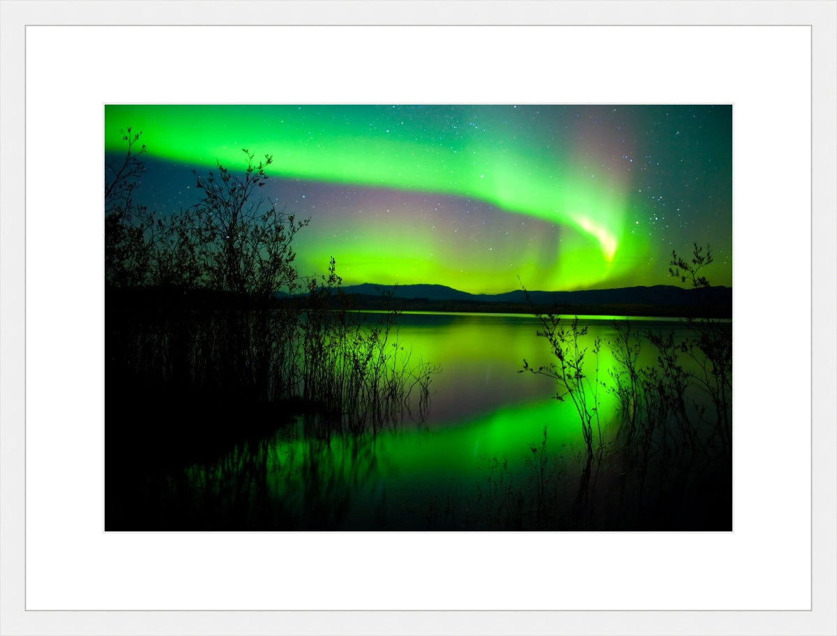 Northern Lights Dancing in Sky
