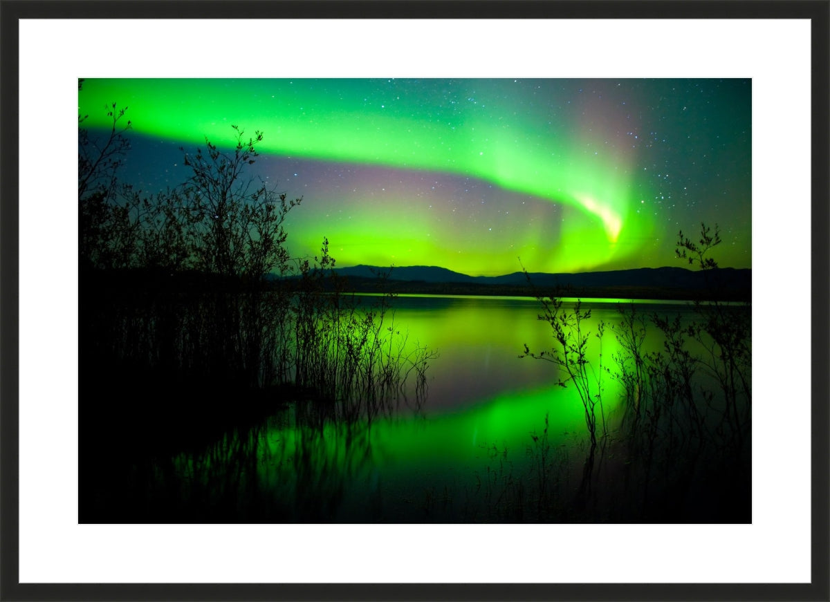 Northern Lights Dancing in Sky