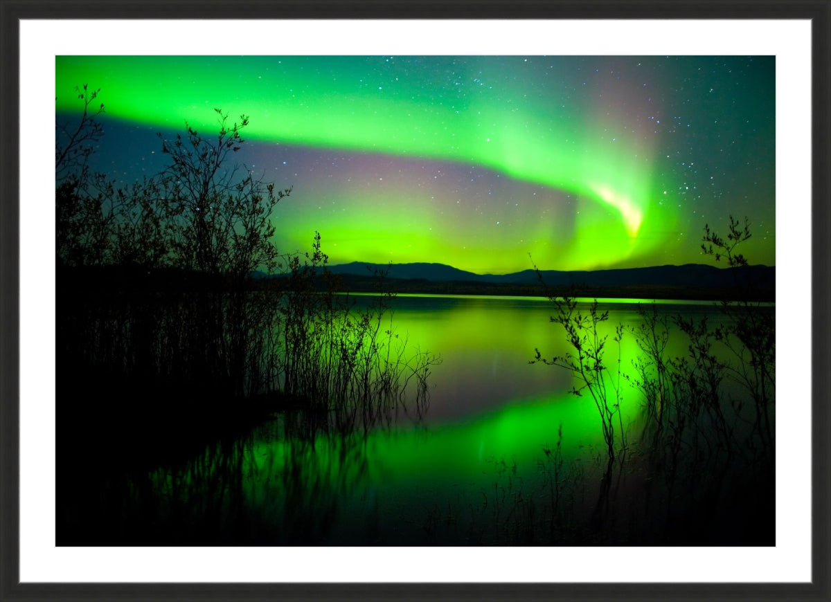Northern Lights Dancing in Sky