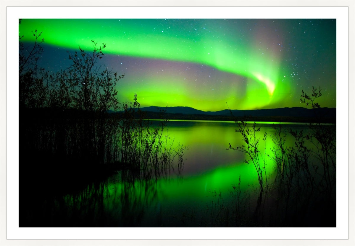 Northern Lights Dancing in Sky