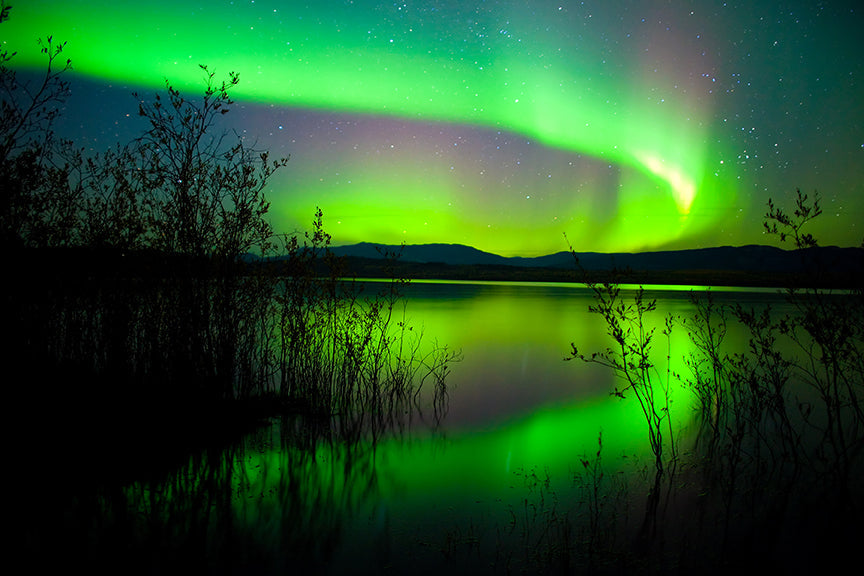 Northern Lights Dancing in Sky