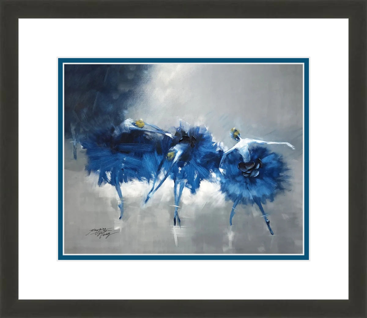 Oil Painting Ballerina 1 油画芭蕾1