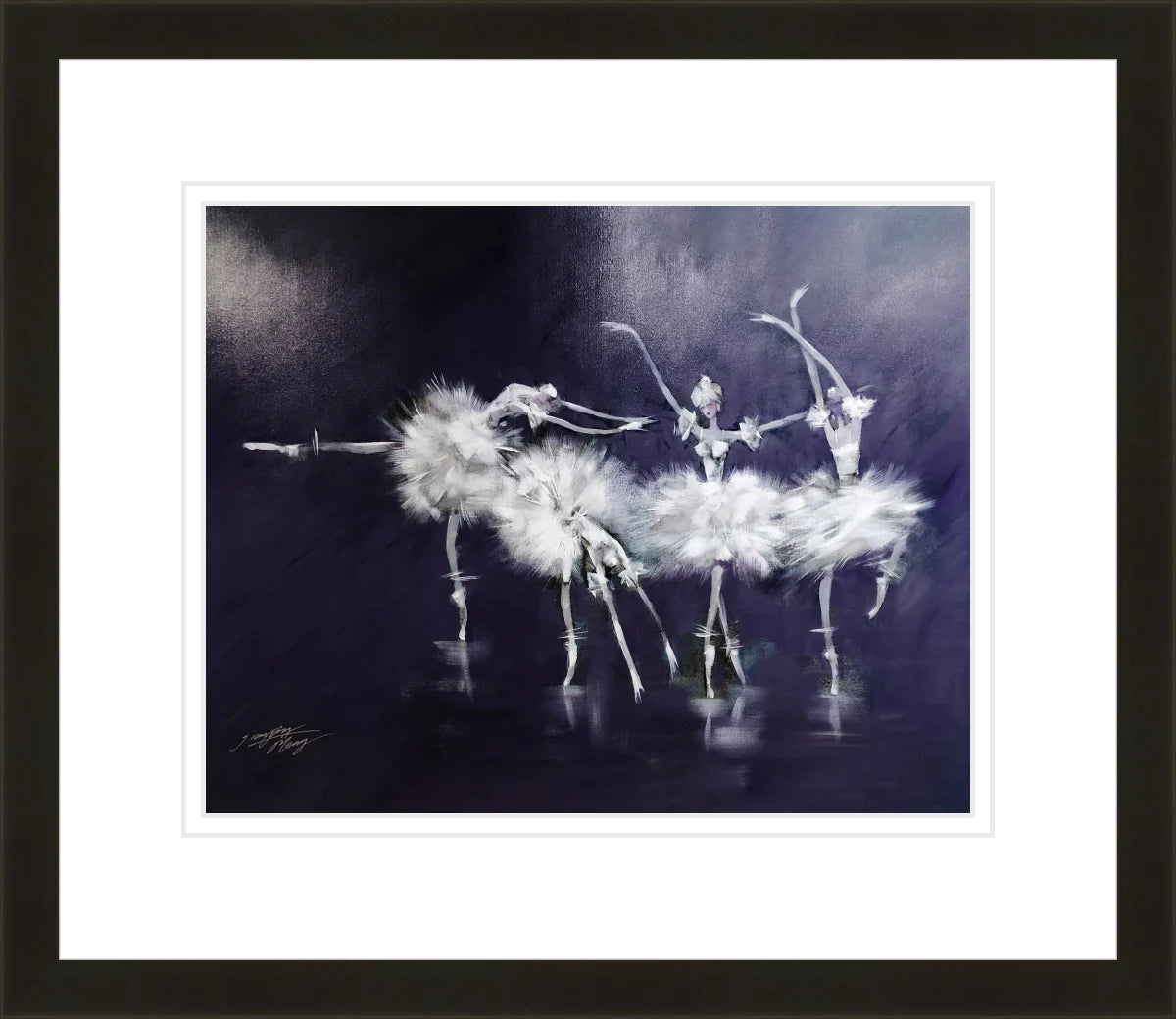 Oil Painting Ballerina 2 油画芭蕾 2