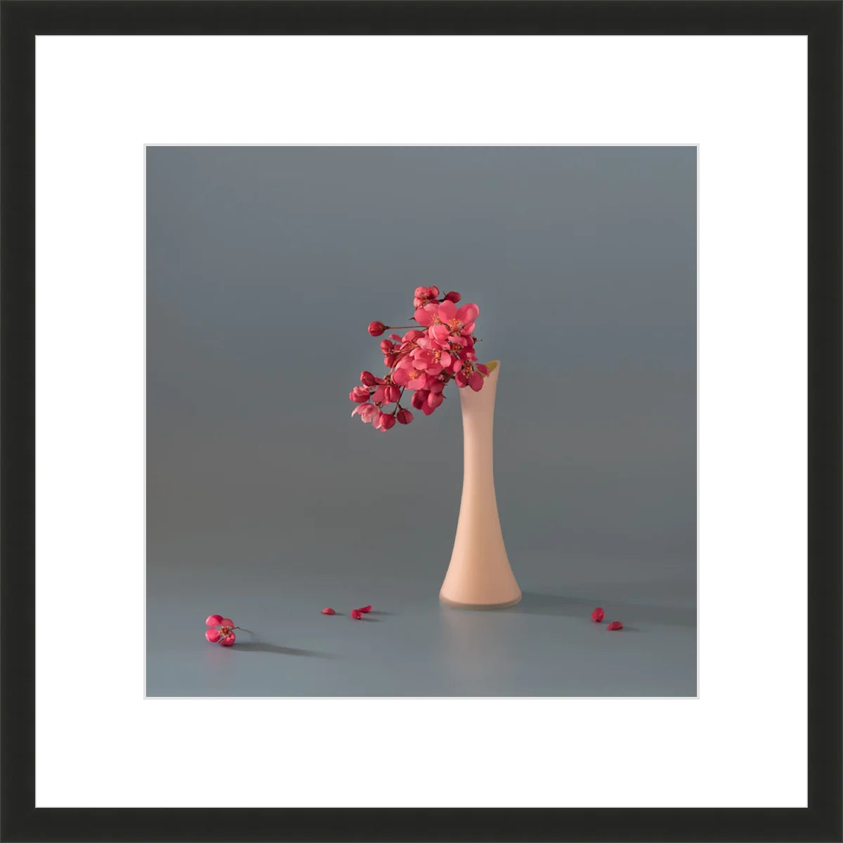 Pink Cherry in Vase