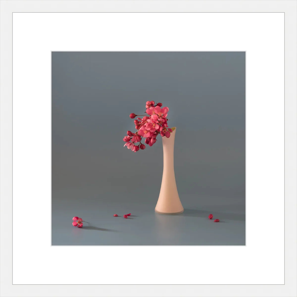 Pink Cherry in Vase