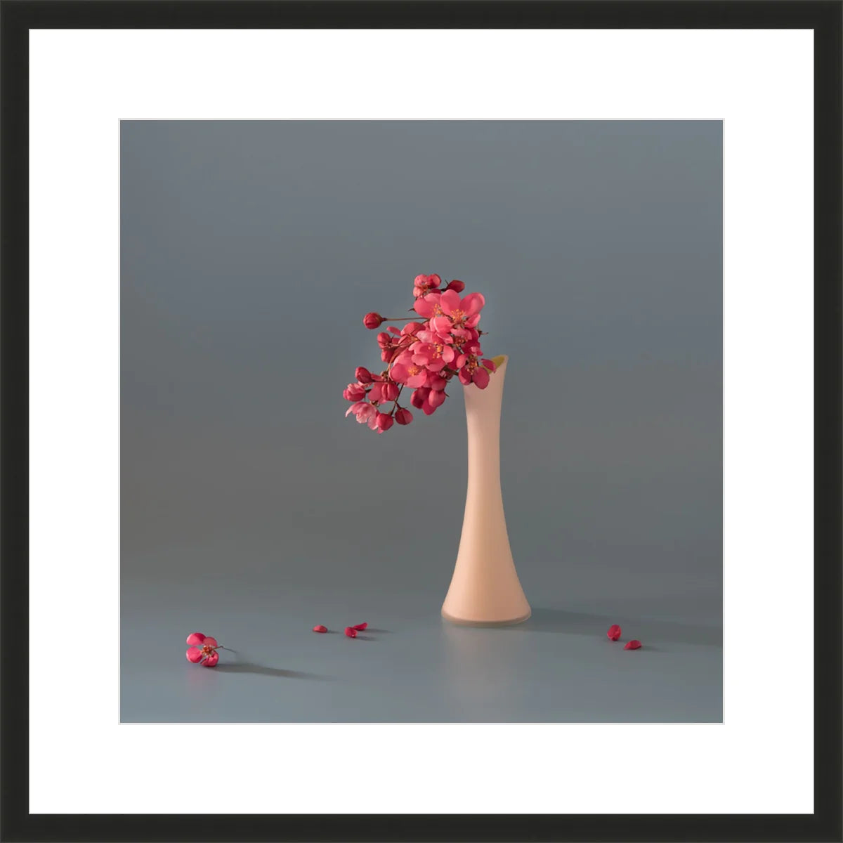 Pink Cherry in Vase