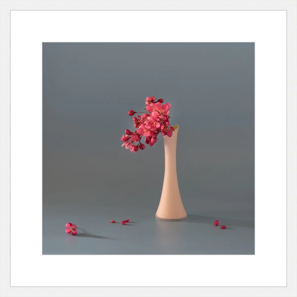 Pink Cherry in Vase