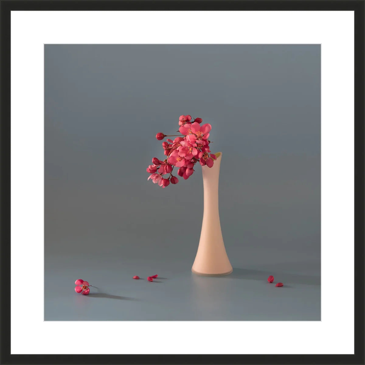 Pink Cherry in Vase
