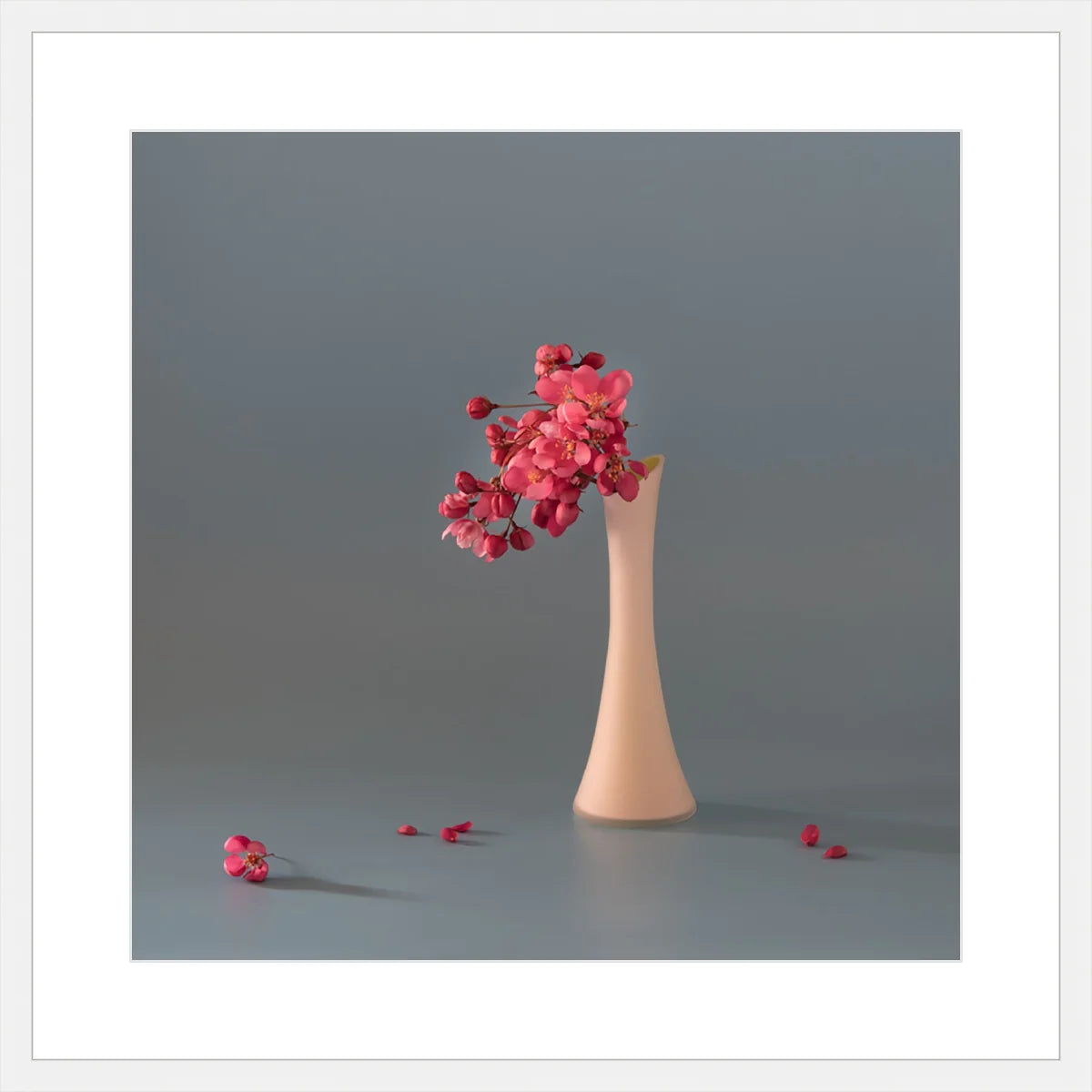 Pink Cherry in Vase