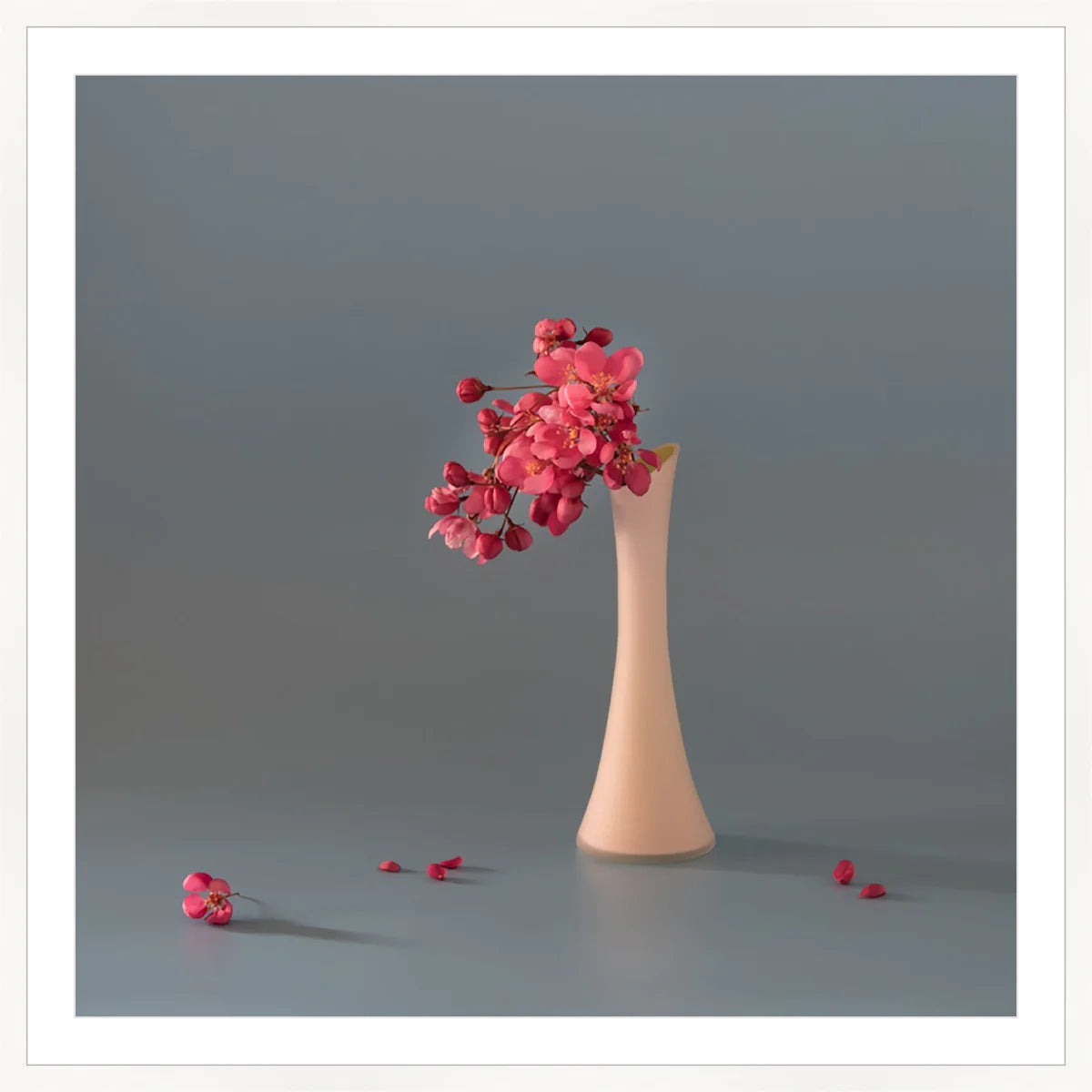 Pink Cherry in Vase