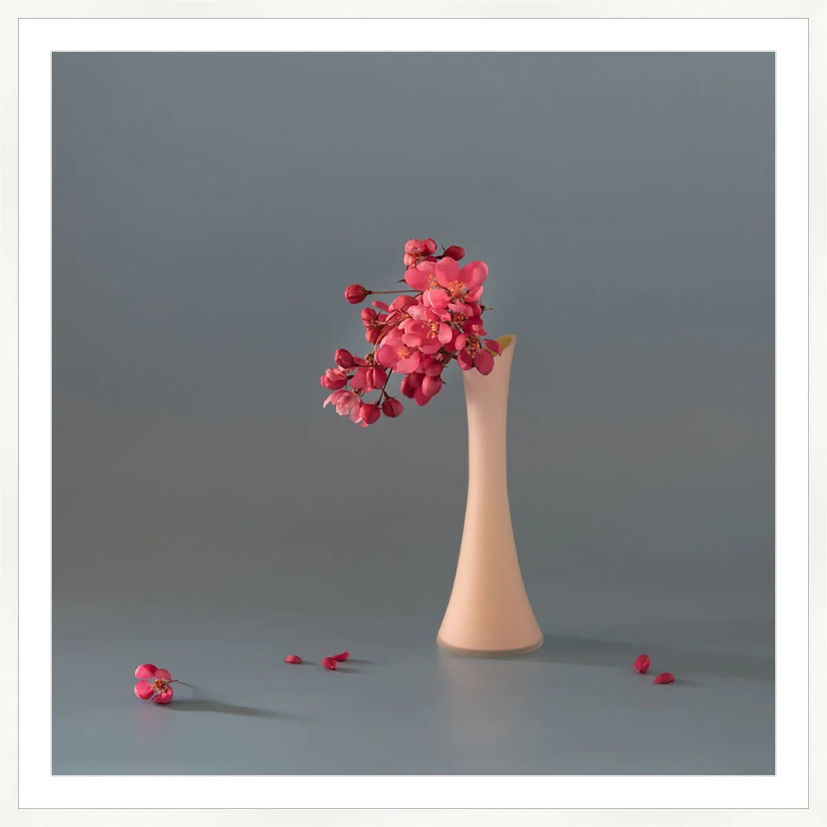 Pink Cherry in Vase