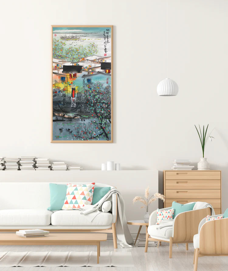 湖畔春色 Lakeside Spring