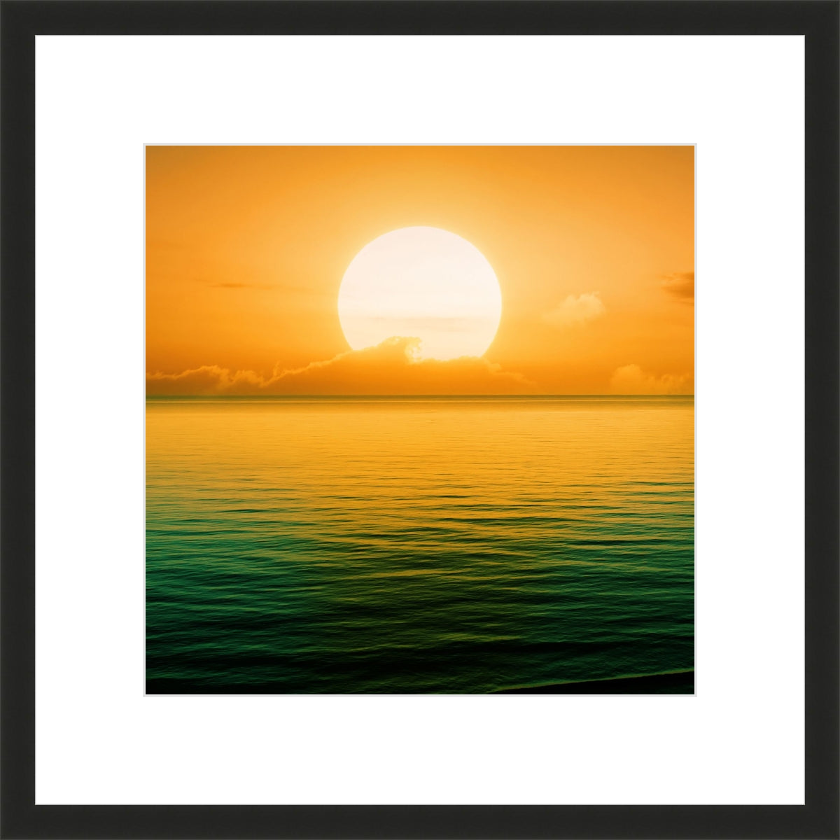Sun in The Horizon