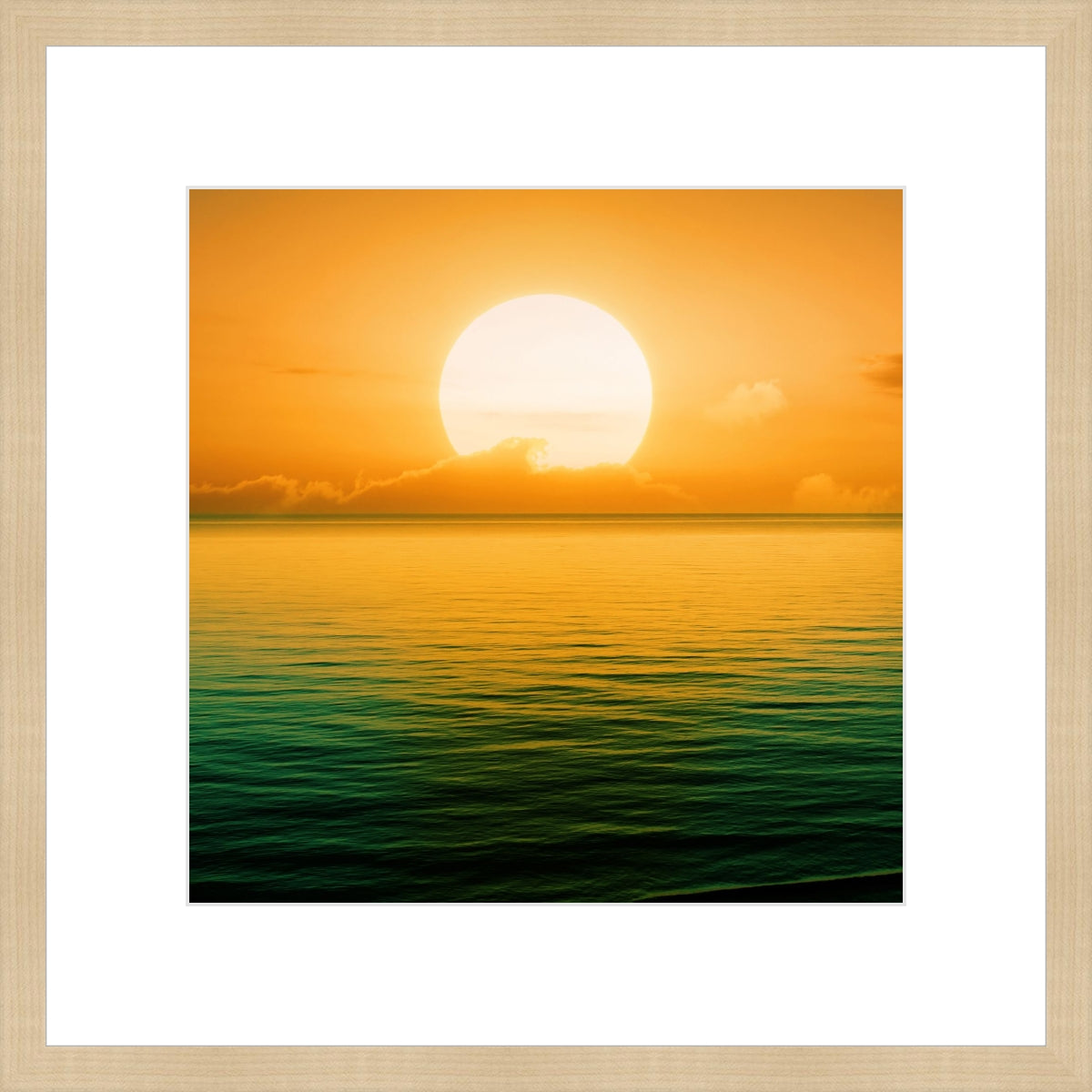 Sun in The Horizon