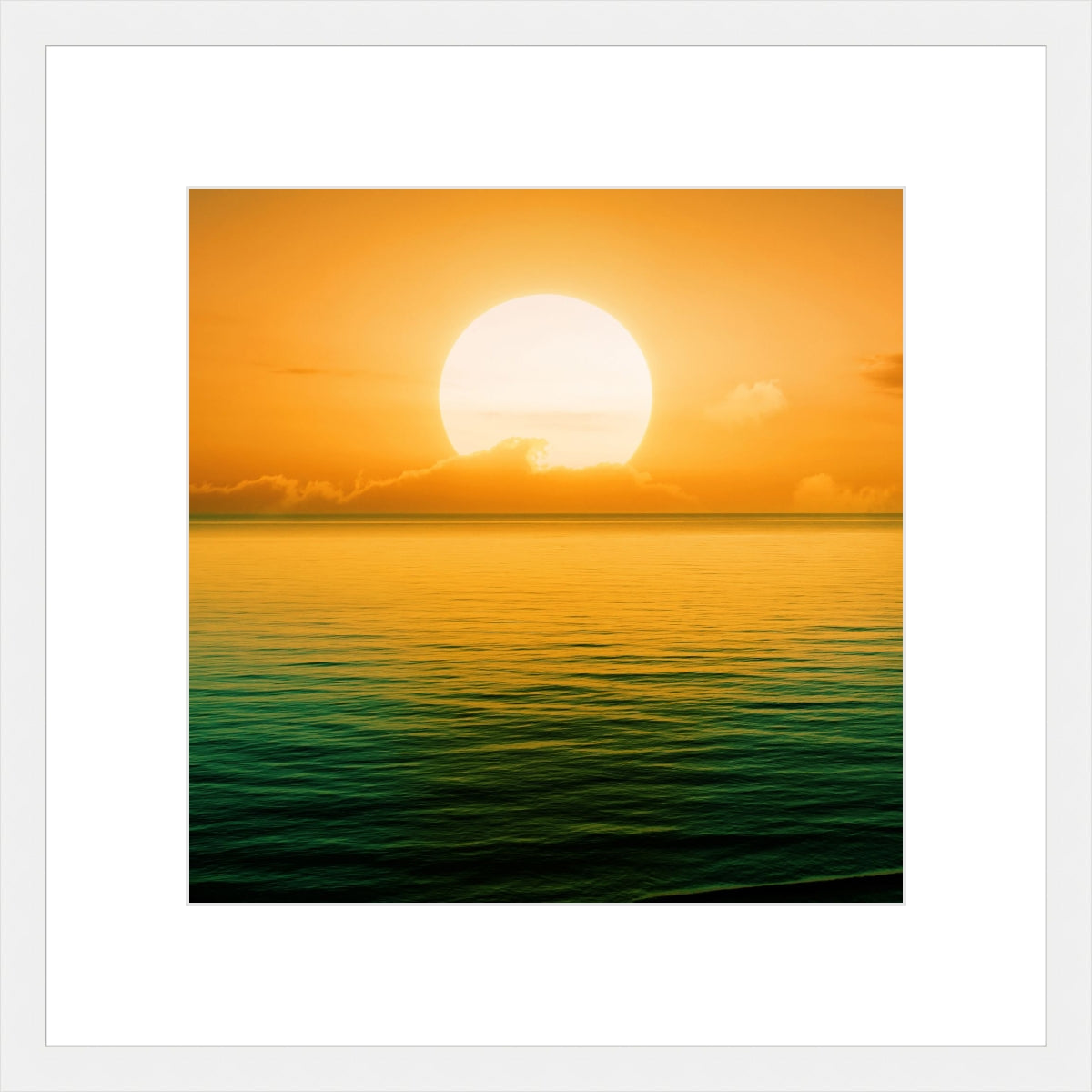Sun in The Horizon