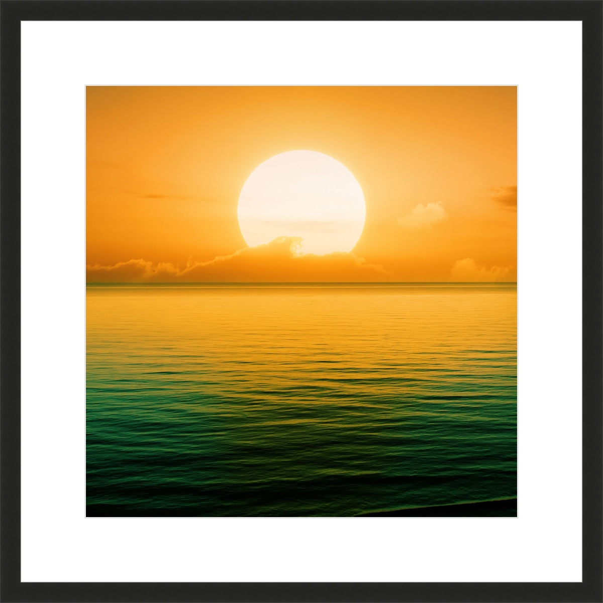 Sun in The Horizon
