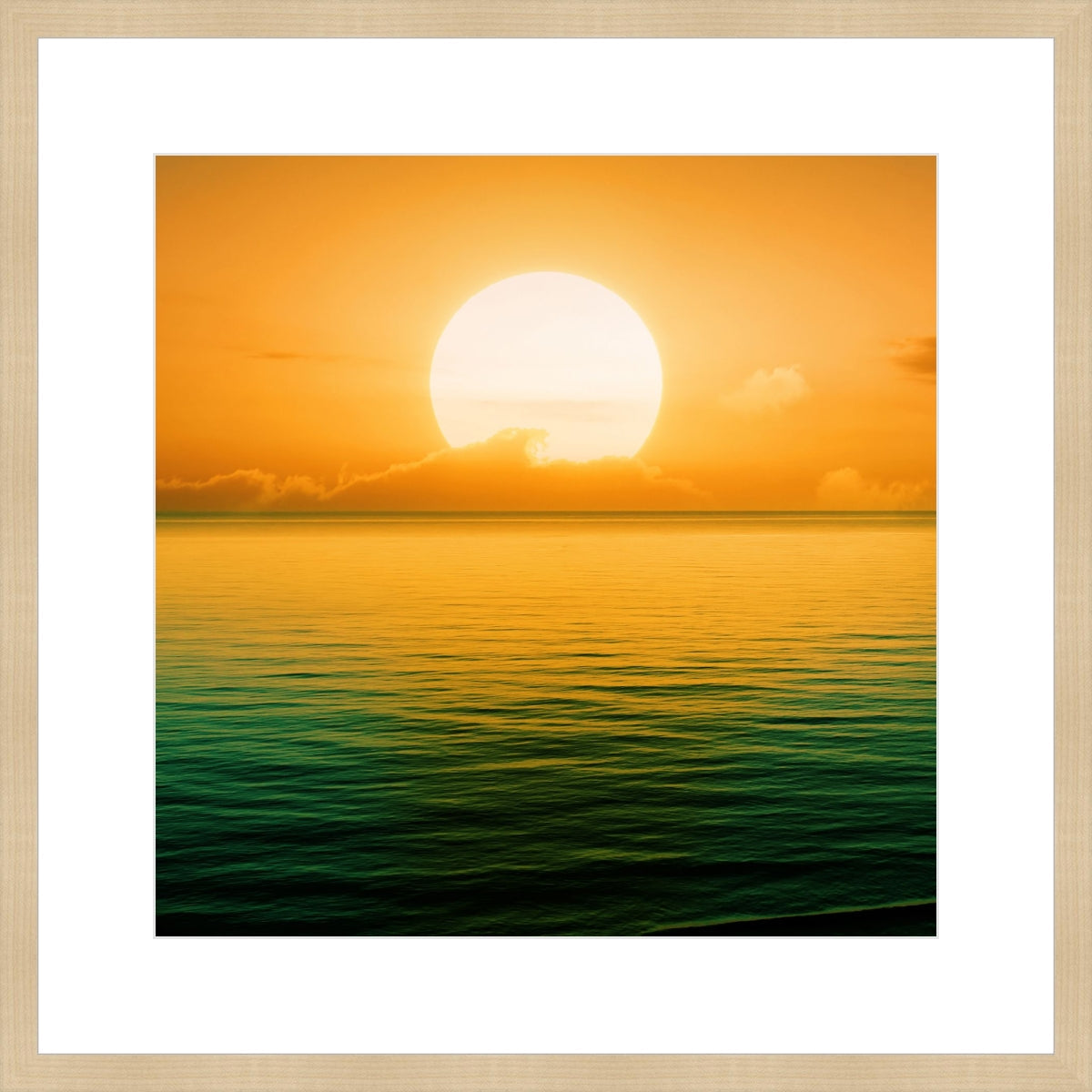 Sun in The Horizon